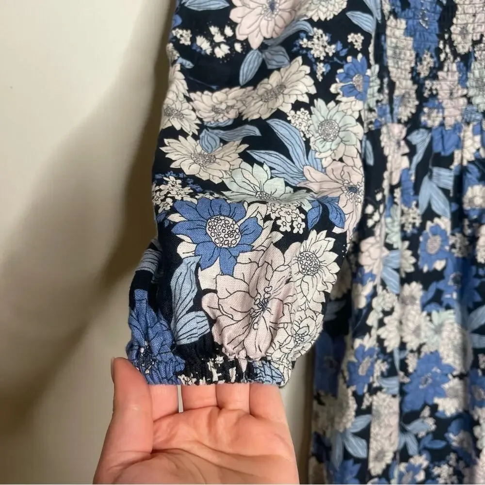 J. Crew Linen Daydream Dress in Zinnia Floral M